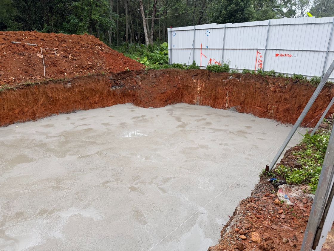 天丞晶綻-健行段 (基礎PC澆置21米CLSM 2025/12/25)